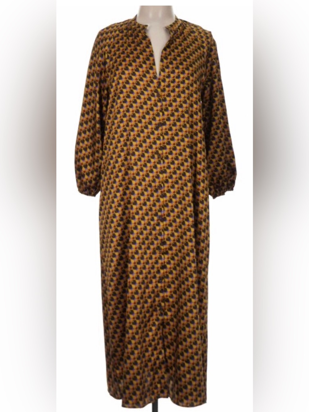Stunning NWT ZARA Caftan Style Maxi Dress XS